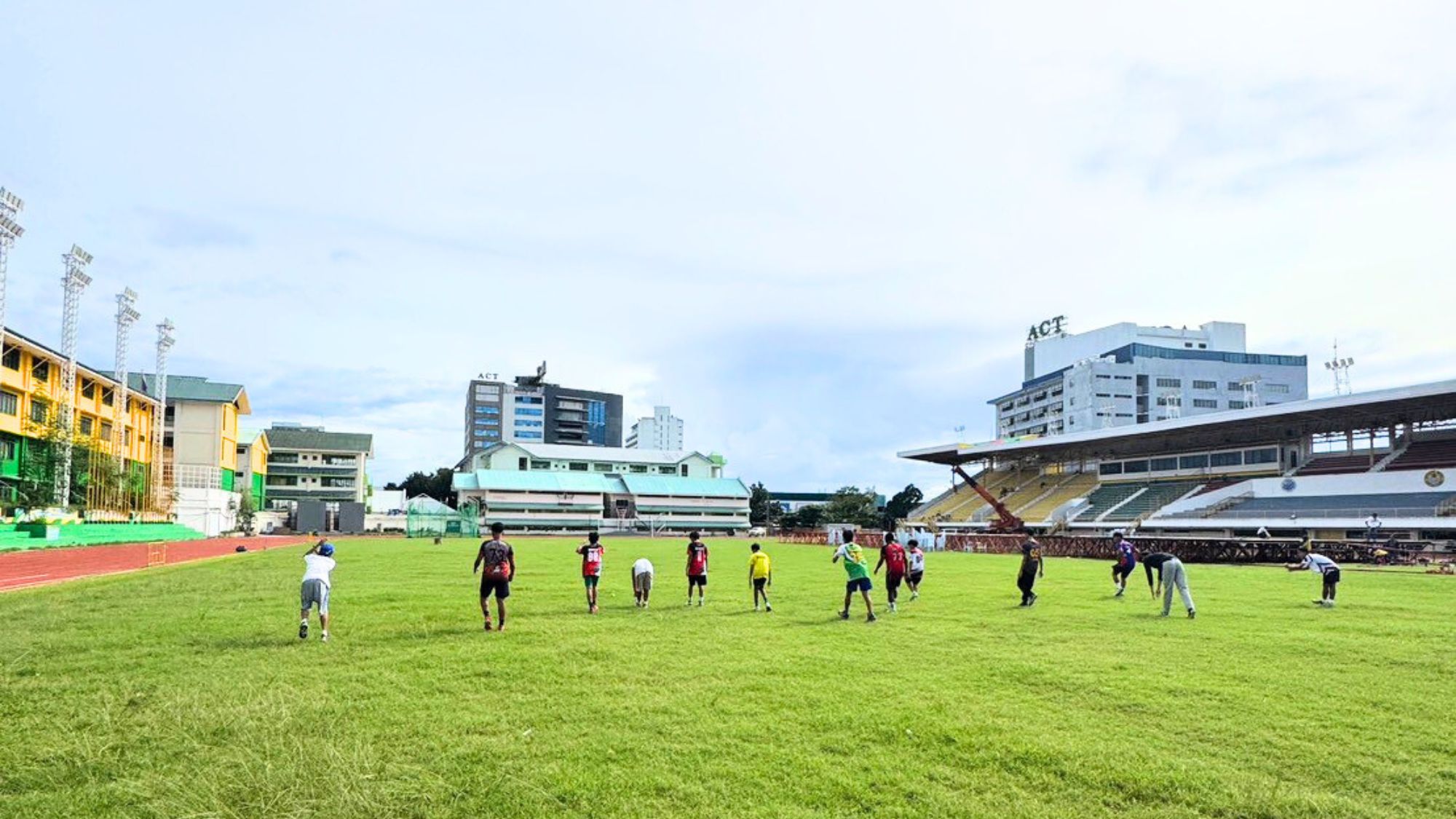 野球グラウンドはまだない